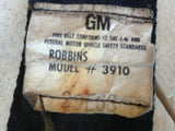 1968 Camaro Nova, Chevelle -1 seat belt, latch & buckle