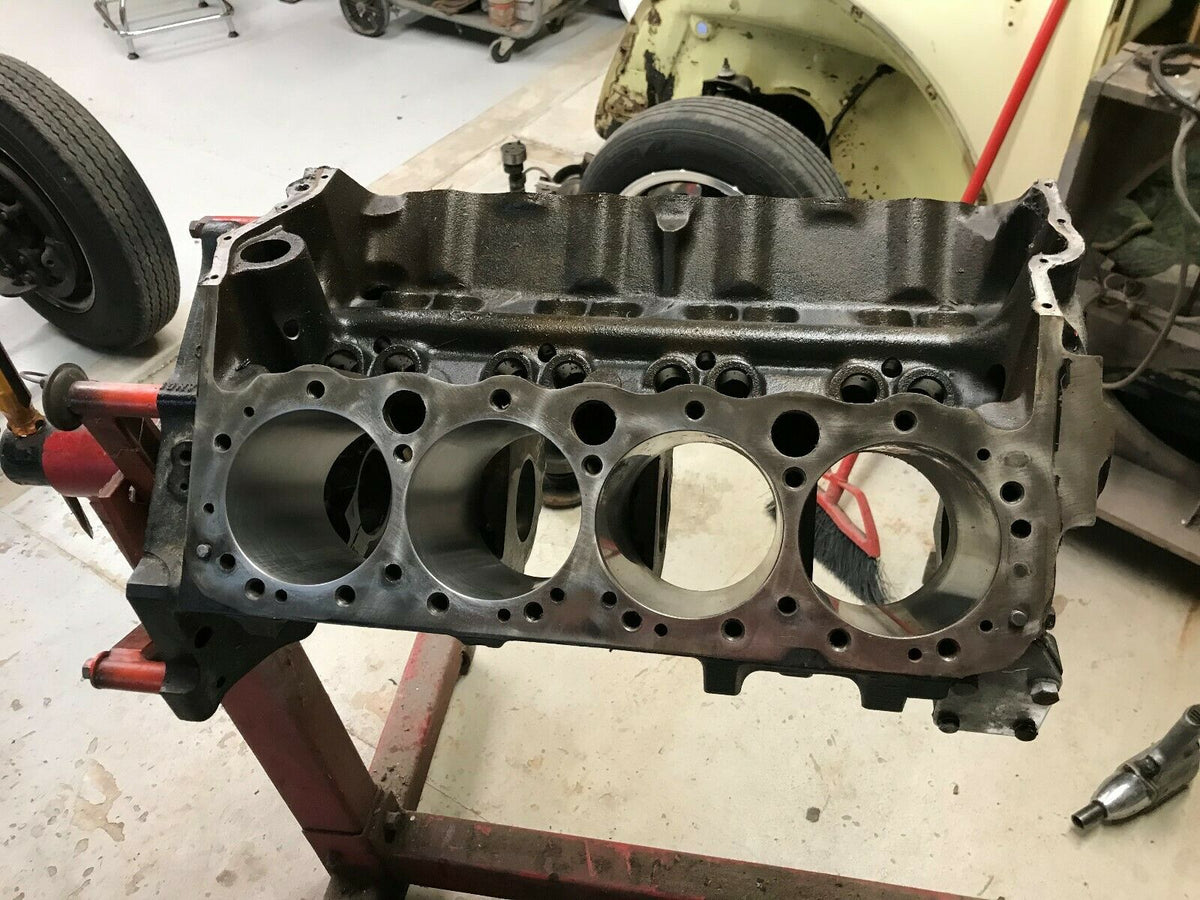 1969 Chevrolet (Chevy) Camaro 302 350 4 Bolt Main Block. Factory Nodul ...