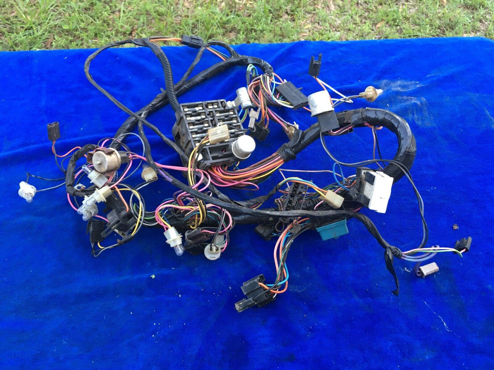 1976 Chevy Vega GT under dash wire harness, fuse box, block