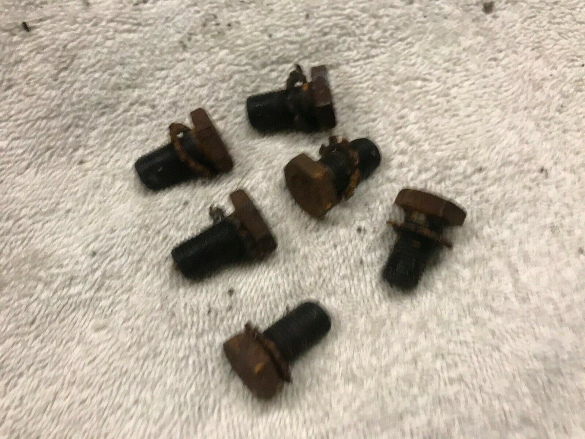 1957 Chevy 283 Original Automatic PG flywheel bolts w/locks Chevy