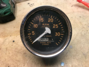 Vintage Manual Tachometer -Tach